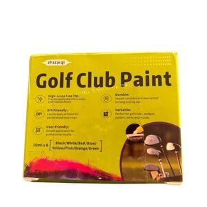 Golf Club Paint High Close Fine Tip Durable 8 Colors User Friendly 10ml Each NIB